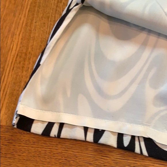 Vintage Black and White Op Art Sheath Dress - Picture 5 of 6